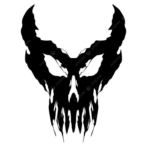 Skull Silhouette Illustration Vector Skull Silhouette Horror Png And