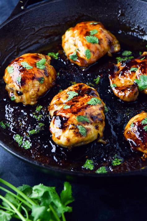 Skillet Cilantro Lime Chicken Thighs Recipe Kitchen Swagger