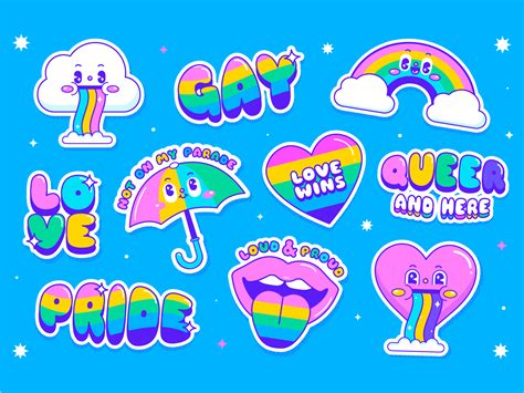 PRIDE ~stickers~ 🌈🏳️‍🌈 by Camila Barbieri on Dribbble