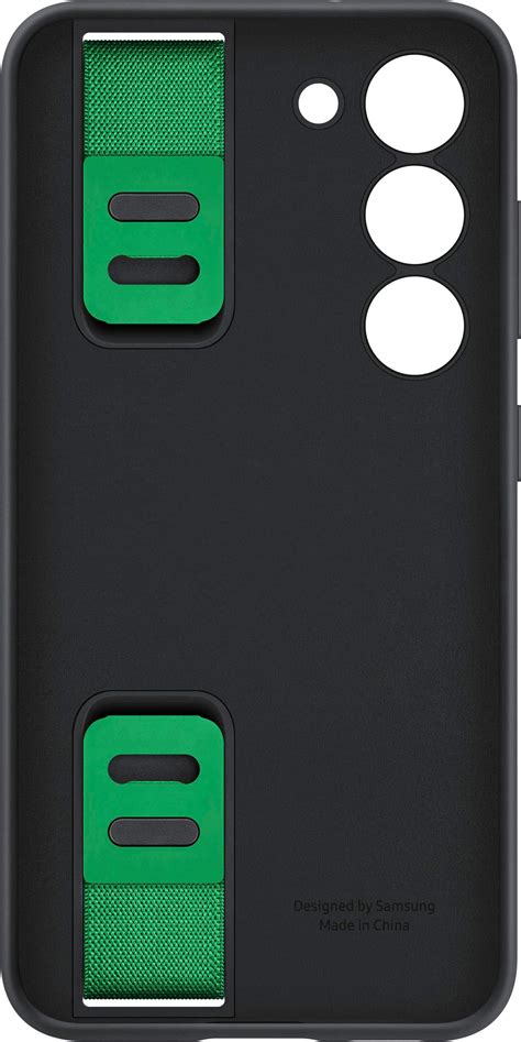 Samsung Galaxy S23 Silicone Grip Case Black Ef Gs911tbegus Best Buy