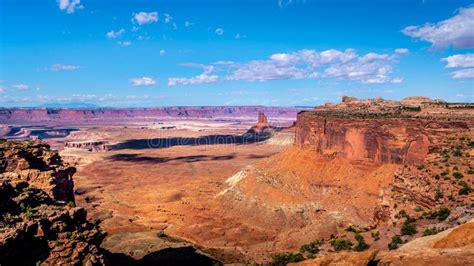 The Rugged Canyons Viewed From The Grand View Point Overlook Trail In