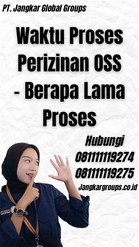 Berapa Lama Proses Perizinan Oss Jangkar Global Groups