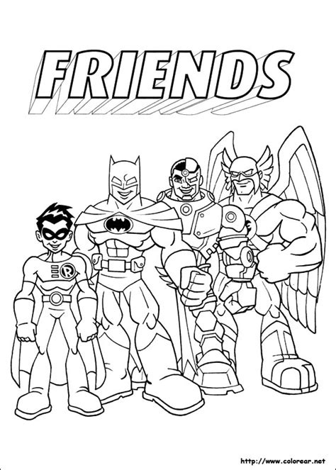 Dibujos Para Colorear De DC Comics