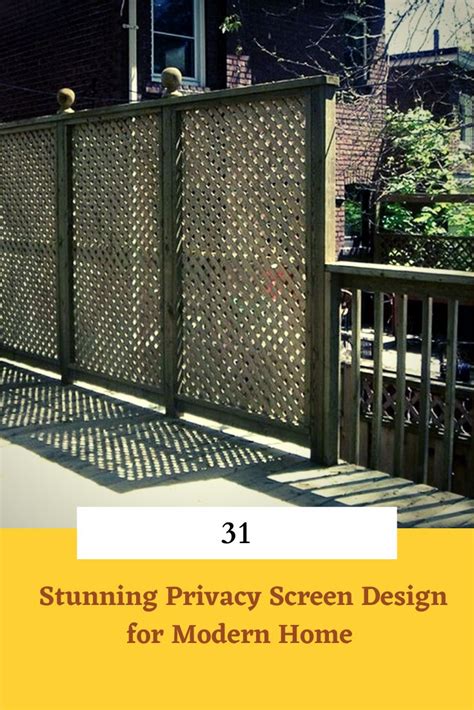 Stunning Privacy Screen Designs For Modern Homes