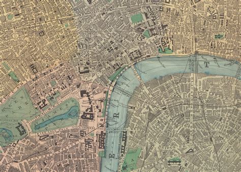 G.W. Bacon’s 1890 New Map of London - Majesty Maps & Prints