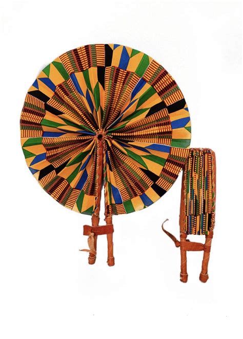 Motherland Fans African Ankara Print Handheld Folding Hand Fan