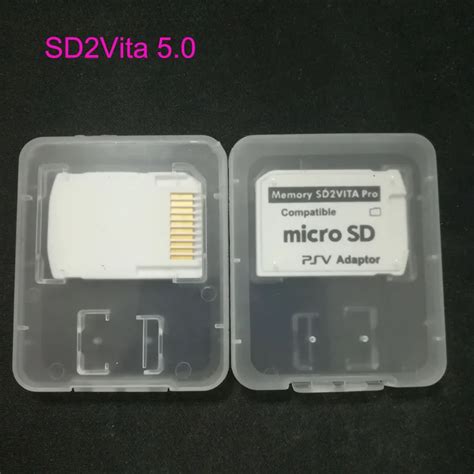 1pcs 2pcs 5.0 SD2Vita Adapter for PS Vita 1000 2000 Memory Card Slot ...