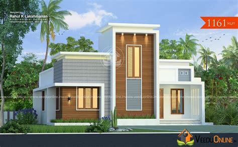 Square Feet Single Floor Contemporary Home Design