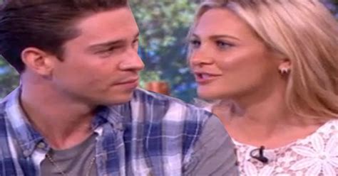 Celebs Go Dating S Joey Essex And Stephanie Pratt Try And Fail To Deny Romance On This Morning