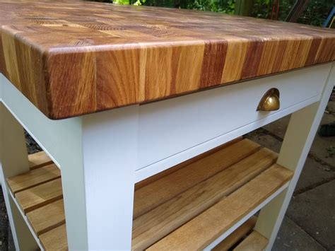 Handmade Oak Butchers Block Kitchen Island Pine Fandb Etsy