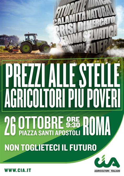 CIA Agricoltori Italiani Prezzi alle stelle agricoltori più poveri