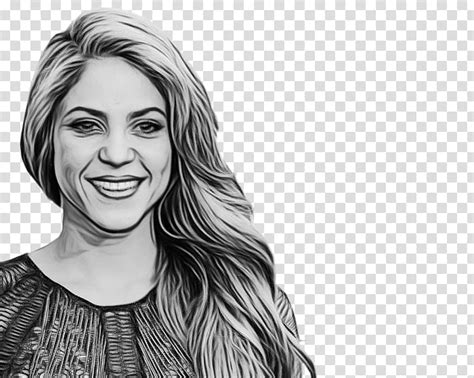 Hair Style, SHAKIRA, Black And White , Music, Singer, Portrait ...