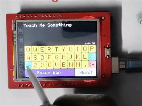 Laptop Keyboard Typing Model Tft Lcd Project Arduino Project Hub