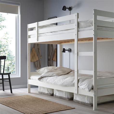 MYDAL white, Bunk bed frame, 90x200 cm - IKEA