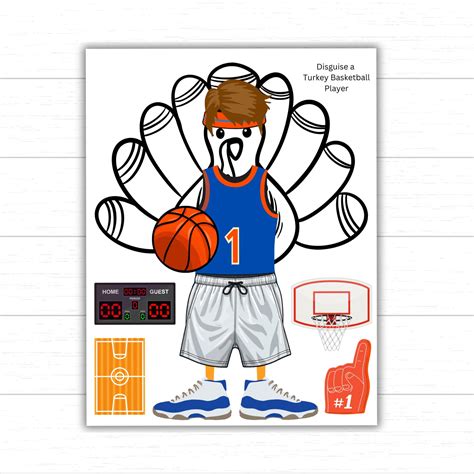 Disguise a Turkey Basketball Player, Basketball Player Turkey, Turkey