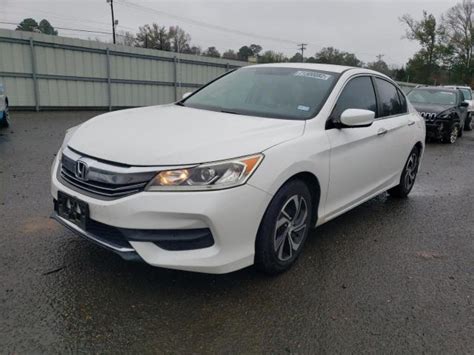 2017 HONDA ACCORD LX For Sale LA SHREVEPORT Thu Aug 24 2023