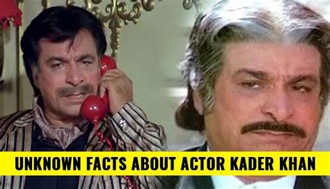 Did you know Kader Khan wrote dialogues for Amitabh Bachchan in over 30 ...