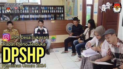 Rapat Pleno Terbuka Dpshp Pemilihan Umum Kputvcianjur Youtube