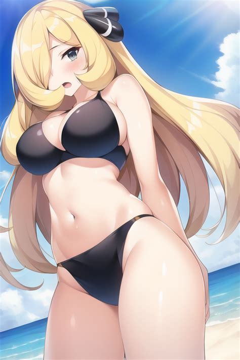 Pokemon Cynthia Bikini