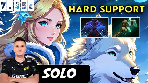 Solo Crystal Maiden Hard Support Dota 2 Patch 7 35c Pro Pub Gameplay