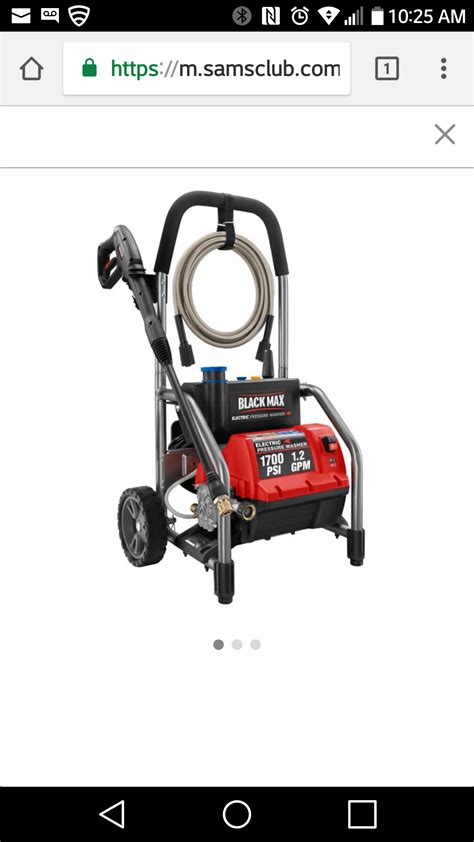 Black Max Pressure Washer 1700 Psi Electric For Sale In 47 Off