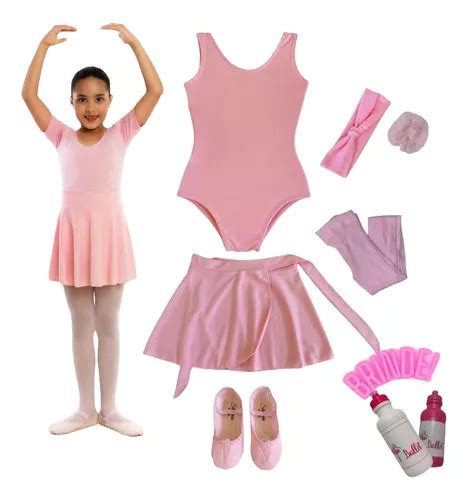 Kit Roupa De Ballet Infantil Itens Uniforme Bailarina Parcelamento