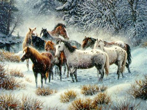 Horse Scenes Wallpaper - WallpaperSafari