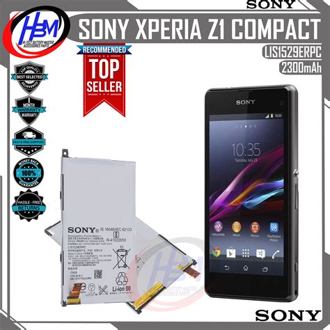 Sony Xperia Z Compact D Z Mini M W Rechargeable Li Polymer