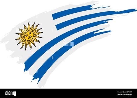 Uruguay Flag Vector Illustration Stock Vector Image Art Alamy