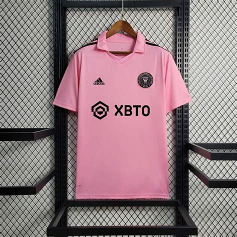 Camisa Titular Inter Miami 2022 Adidas Rosa Gola Polo Oficial Mls