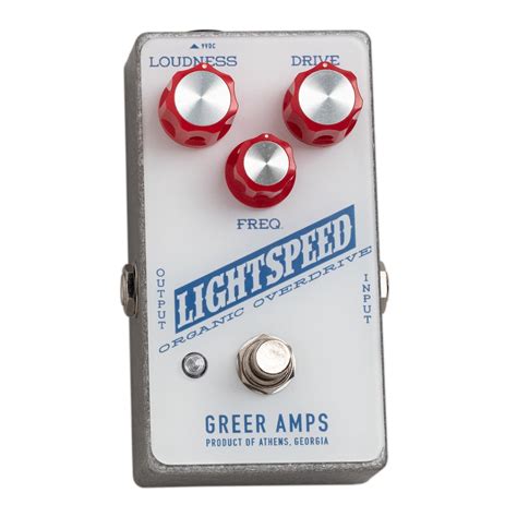 GREER AMPS LIGHTSPEED ORGANIC OVERDRIVE - LIMITED EDITION AMERICA COLO