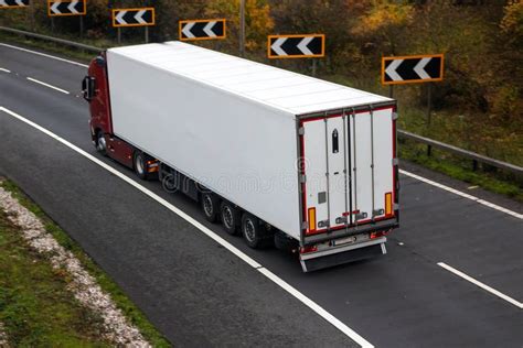 Road Transport. Articulated Lorry Stock Photo - Image of heavy, europe ...