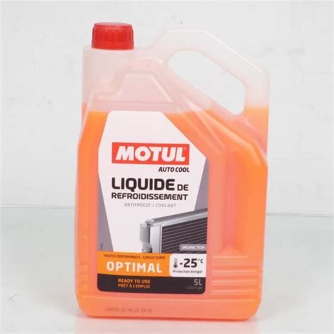 Liquide Refroidissement Auto Bidon L Motul Optimal Orange C