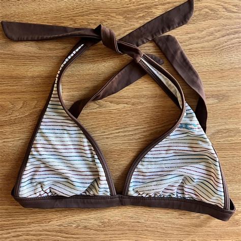 Roxy Bikini Top Size Small Flattering Fit Bikini Depop