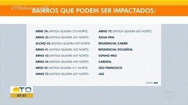 Bom Dia Tocantins Moradores De Quadras Da Capital Ficar O Sem Gua Na