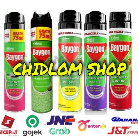 Jual Baygon Aerosol Flower Cherry Lavender Ml Shopee Indonesia