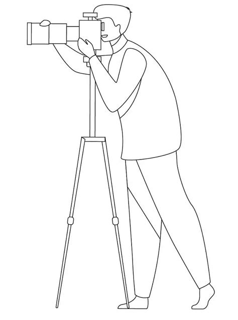 Photographer 6 Coloring Page Free Printable Coloring Pages For Kids