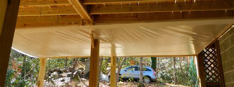 Lises Log Cabin Life Building A Rain Shield Under The Deck