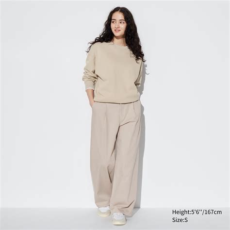 Drapey Denim Pleated Pants Uniqlo Us