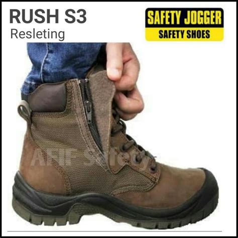 Jual Sepatu Resleting Safety Jogger Rush S3 Original Safety Joger