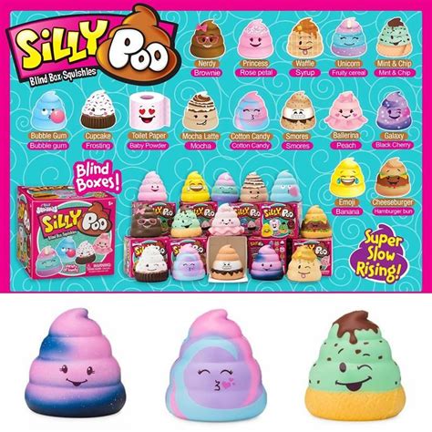 Licensed Silly Poo Slow Rising Squishy Blind Box Silly Blind Box