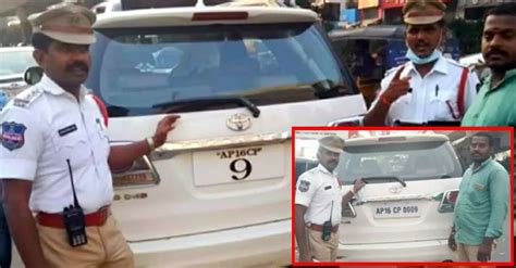 Cops Bust Toyota Fortuner Owner For Faulty Numberplate Let Him Go After Fixing Numberplate