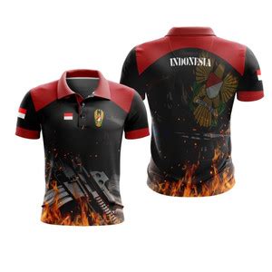 Jual Jersey Baju Kaos Kerah Kancing Army Tni Ad Kartika Eka Paksi