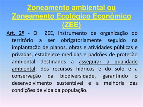 Ppt Instrumentos De Planejamento E GestÃo Ambiental Na PolÍtica