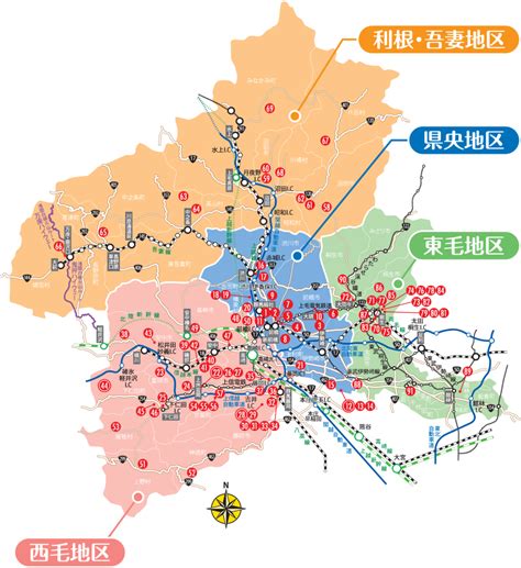 Gunma Japan Map