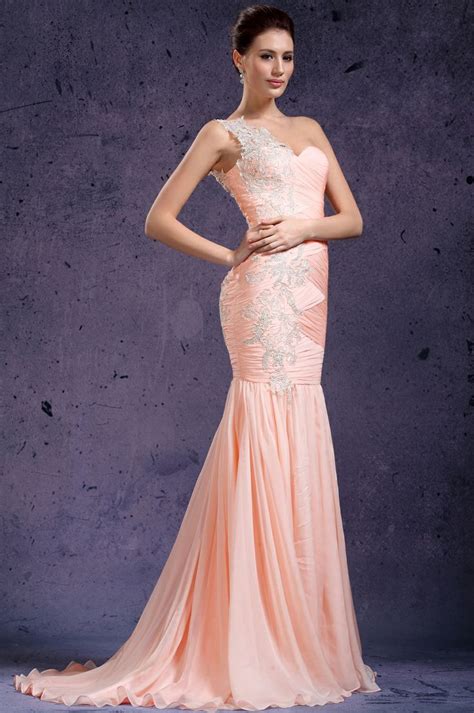 New One Shoulder Fabulous Evening Dress 02132001 EDressit