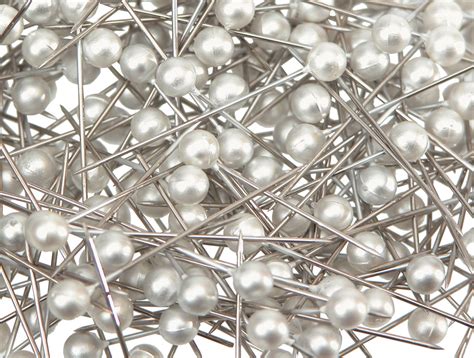 Pins Pearl Headed 25mm 1000s School Club Educational Supplies