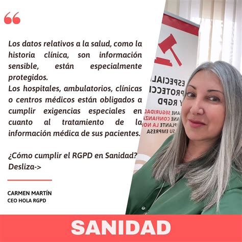 Hola Rgpd 🏥los Datos Relativos A La Salud Como La