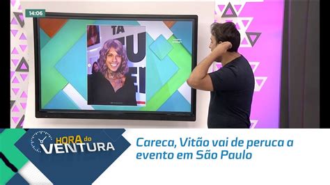 Careca Vitão vai de peruca a evento em São Paulo YouTube