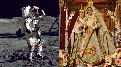 Qué relación tiene la Virgen María y los primeros astronautas que